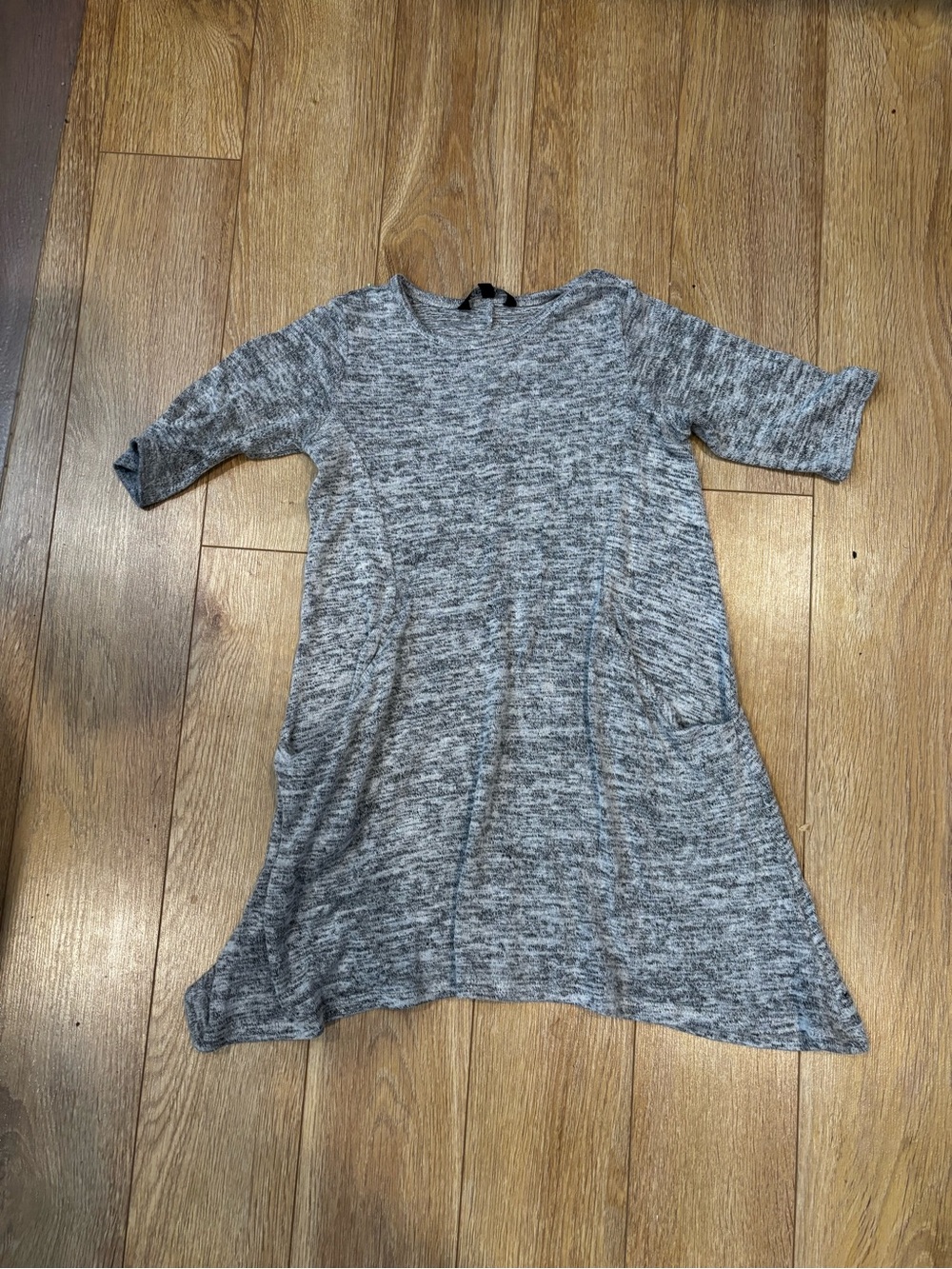 George Marled Light Gray Knit Top
